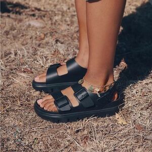 Birkenstock Milano Exquisite Chunky Sandals EUC